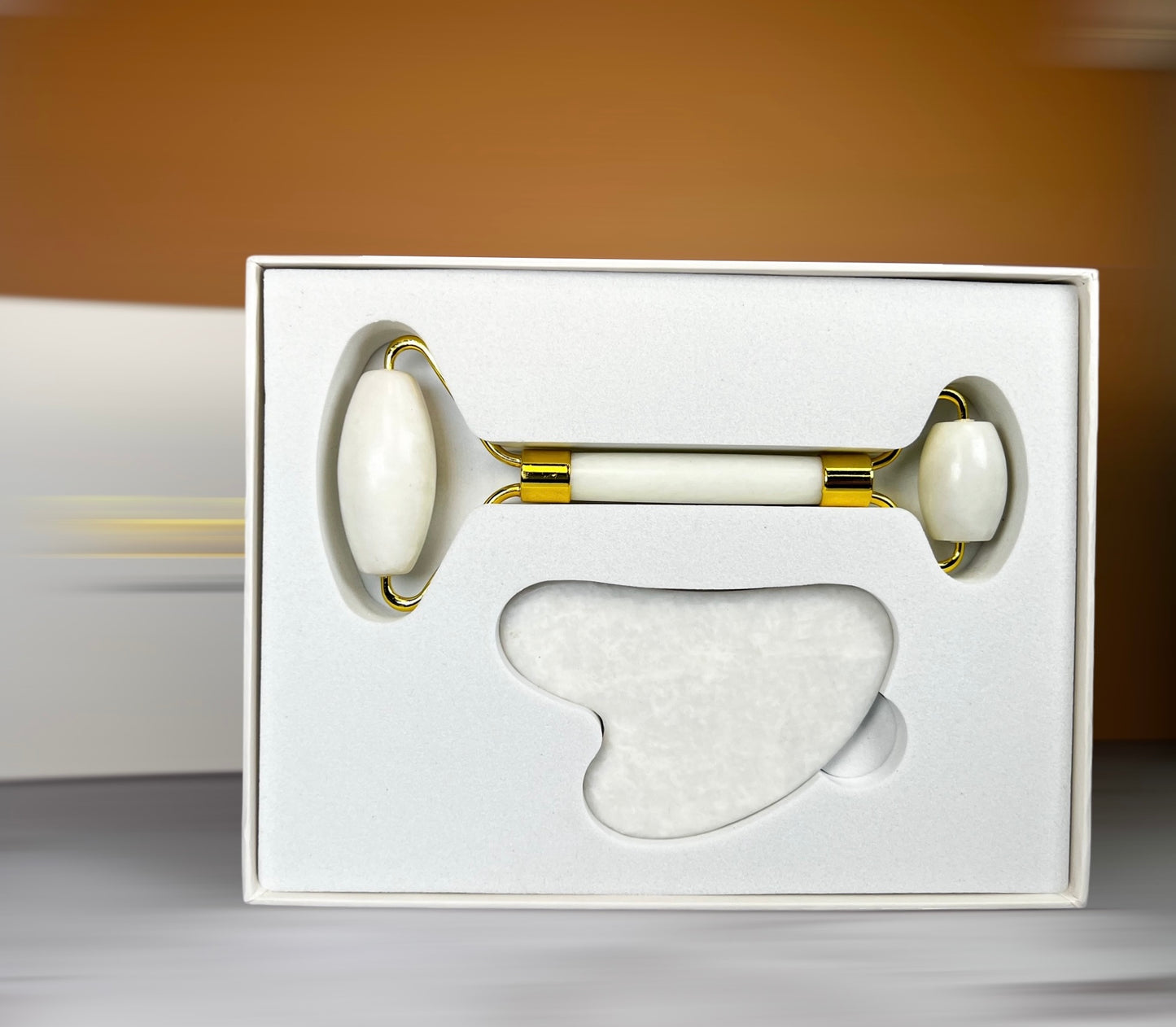 Gua Sha & Face Roller Set