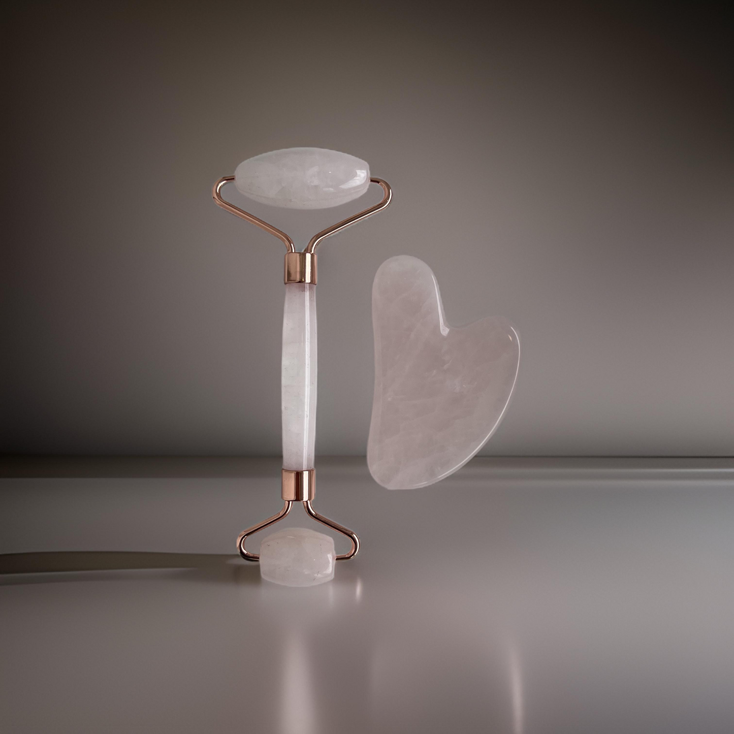 Gua Sha & Face Roller Set