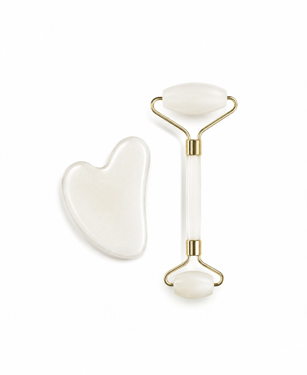 Gua Sha & Face Roller Set